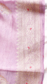 Lustrous Pure Chiniya Silk Saree
