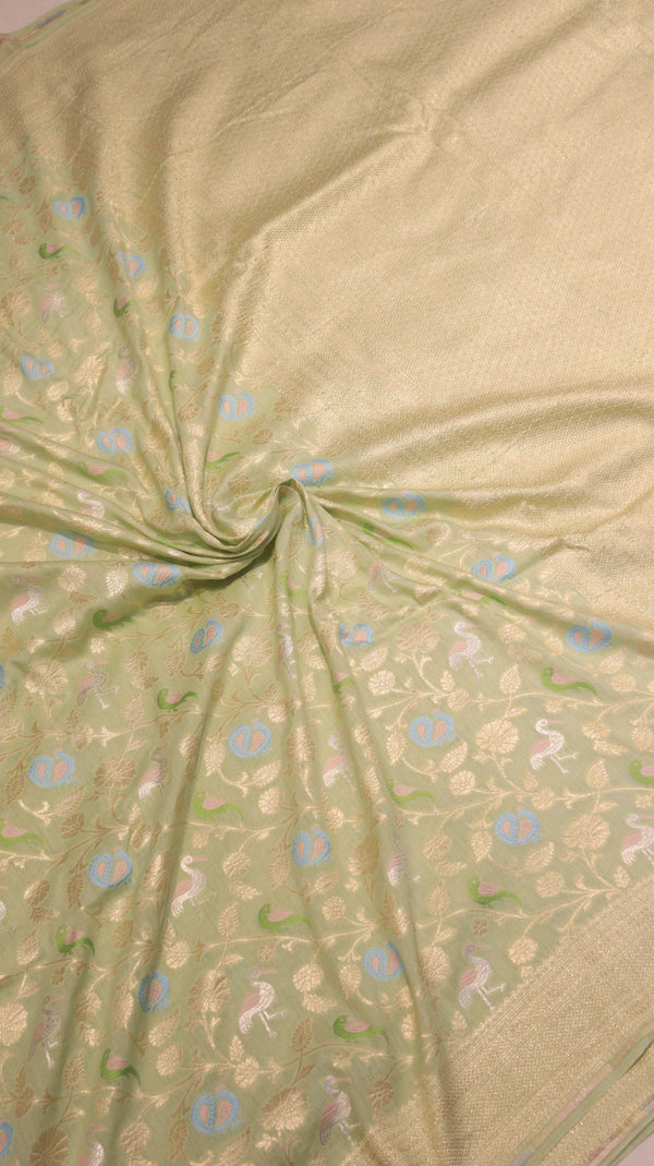 Pure Moonga Silk Saree