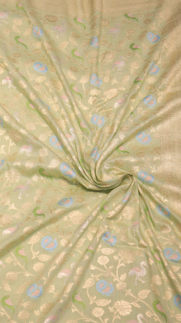 Pure Moonga Silk Saree