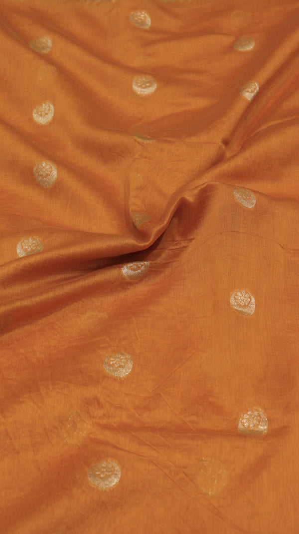 Chand Phool Moonga Muslin Saree
