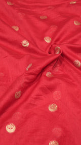 Chand Phool Moonga Muslin Saree