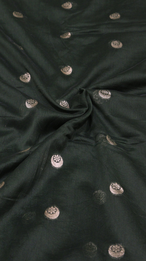 Chand Phool Moonga Muslin Saree