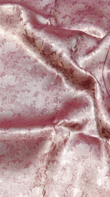 Plum Pure Kora Silk Handloom Saree with Soft Katan Border