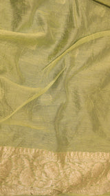 Chand Phool Moonga Muslin Saree