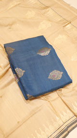 Handloom Pure Tussar Silk Suit Set