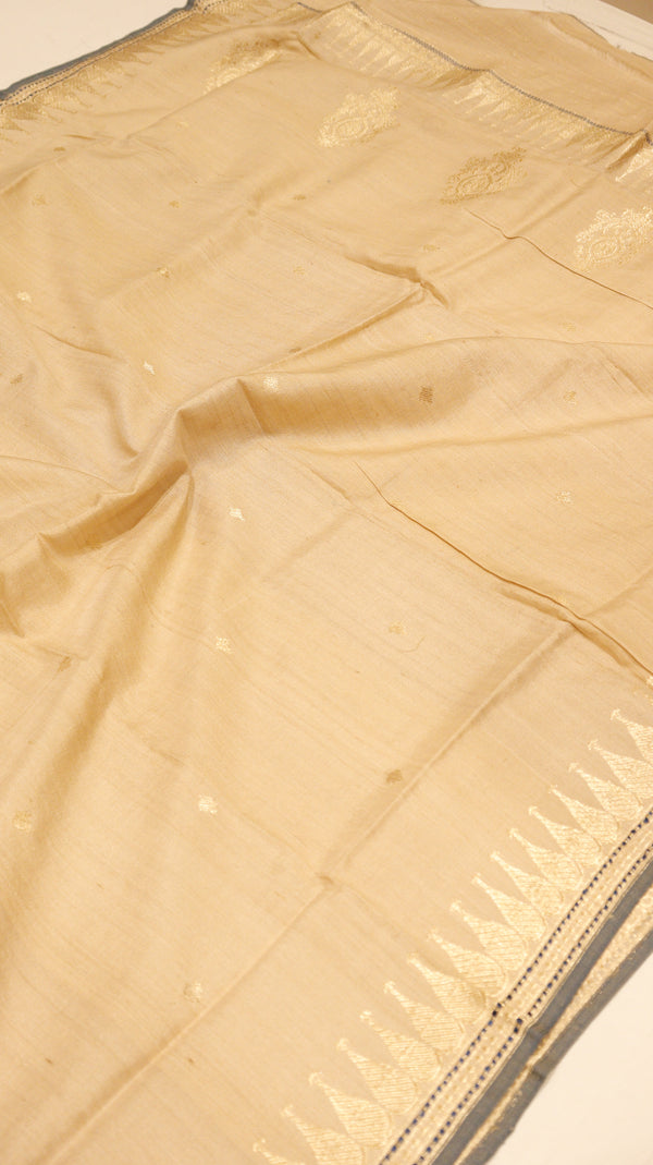 Handloom Pure Tussar Silk Suit Set