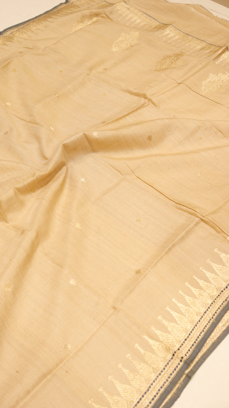 Handloom Pure Tussar Silk Suit Set