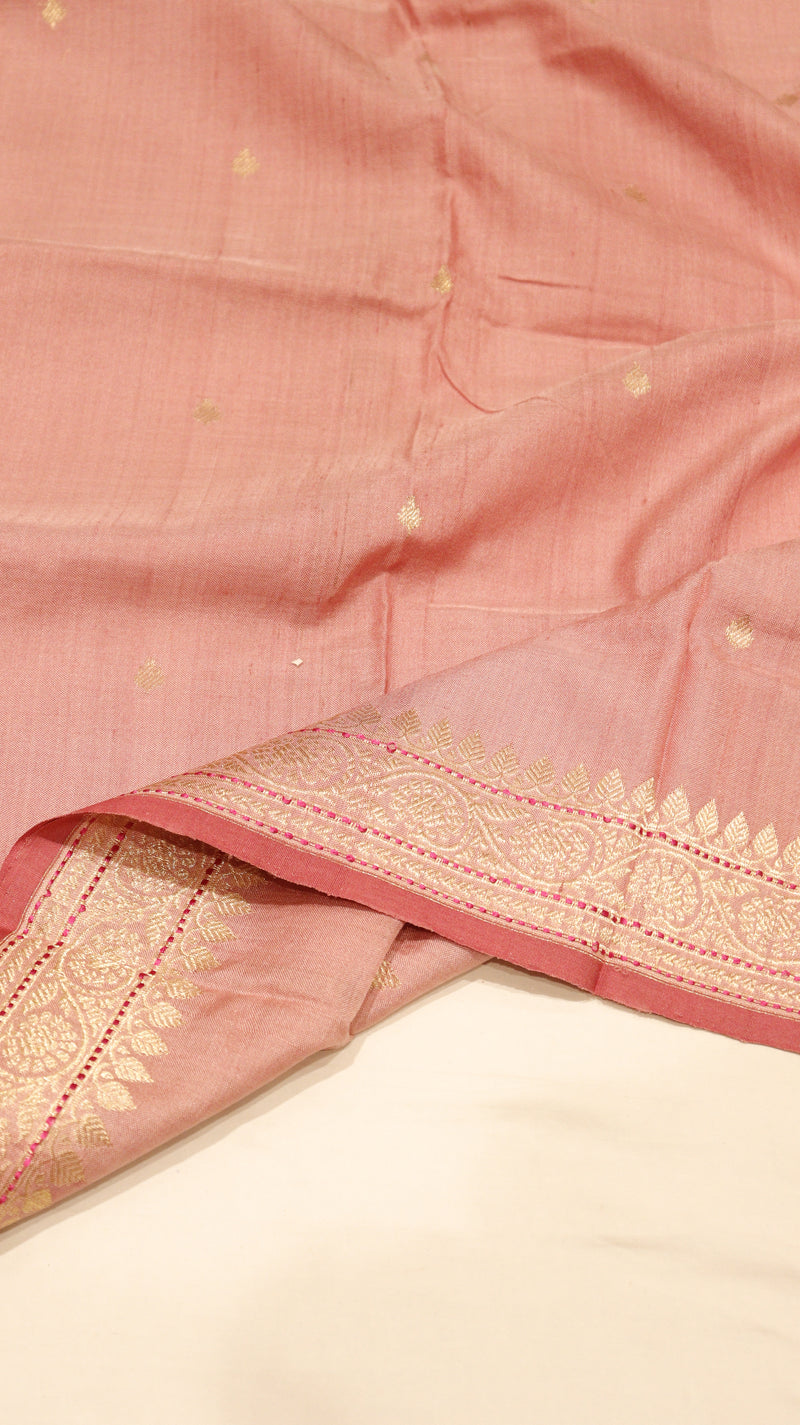 Handloom Pure Tussar Silk Suit Set