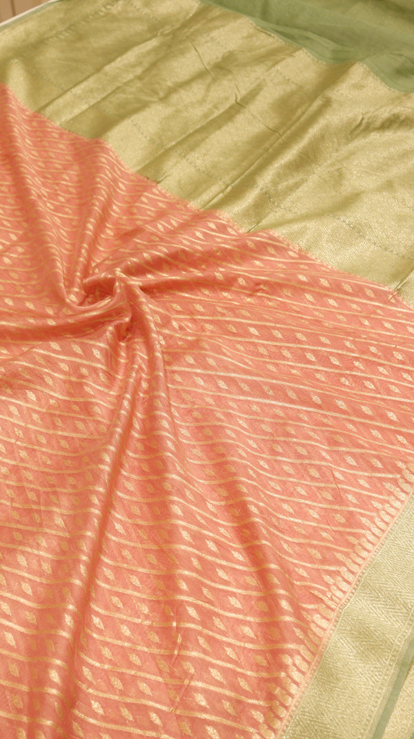 Pure Moonga Muslin Saree