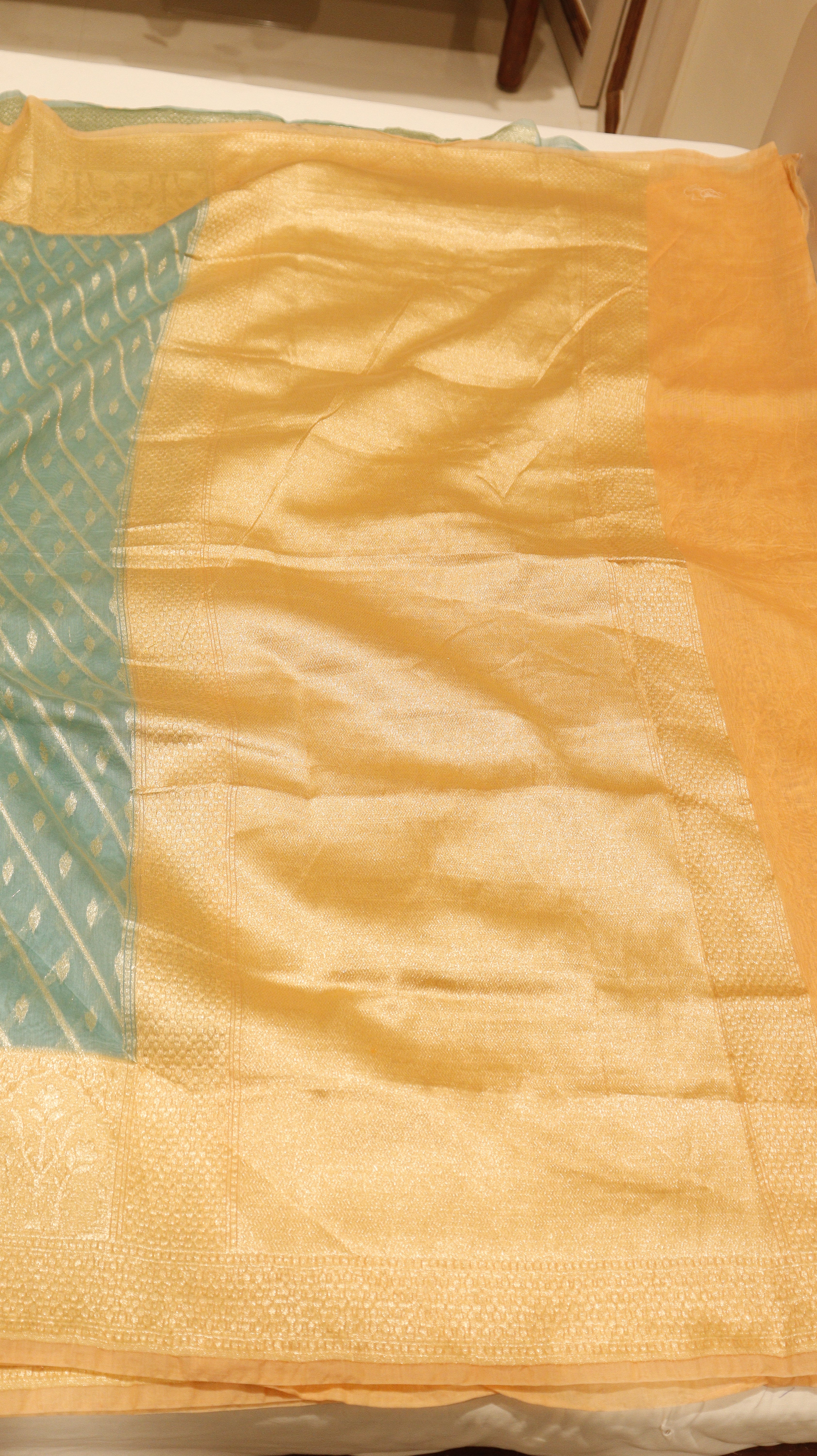 Pre-Order : Pure Moonga Muslin Saree