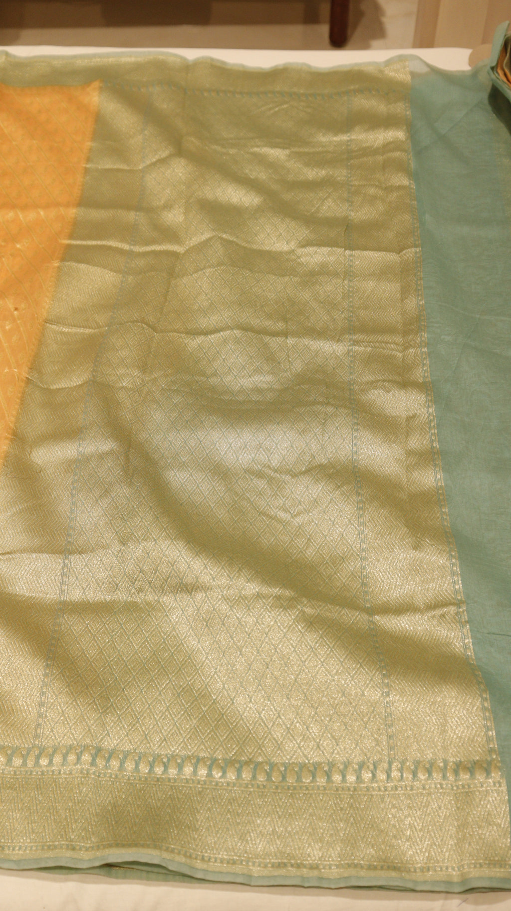 Pre-Order : Pure Moonga Muslin Saree