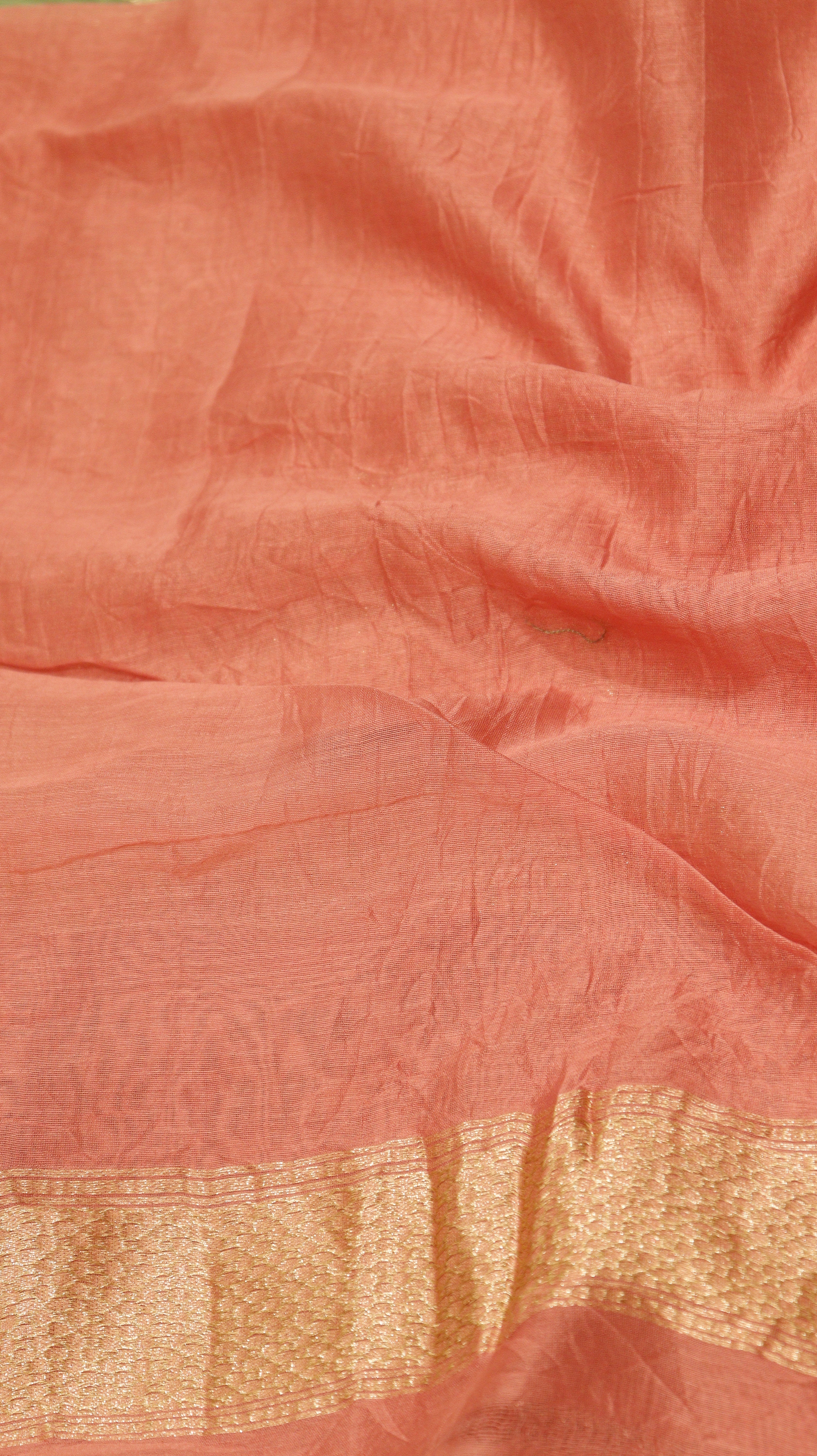 Pre-Order : Pure Moonga Muslin Saree