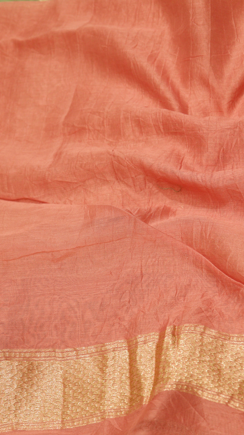 Pure Moonga Muslin Saree