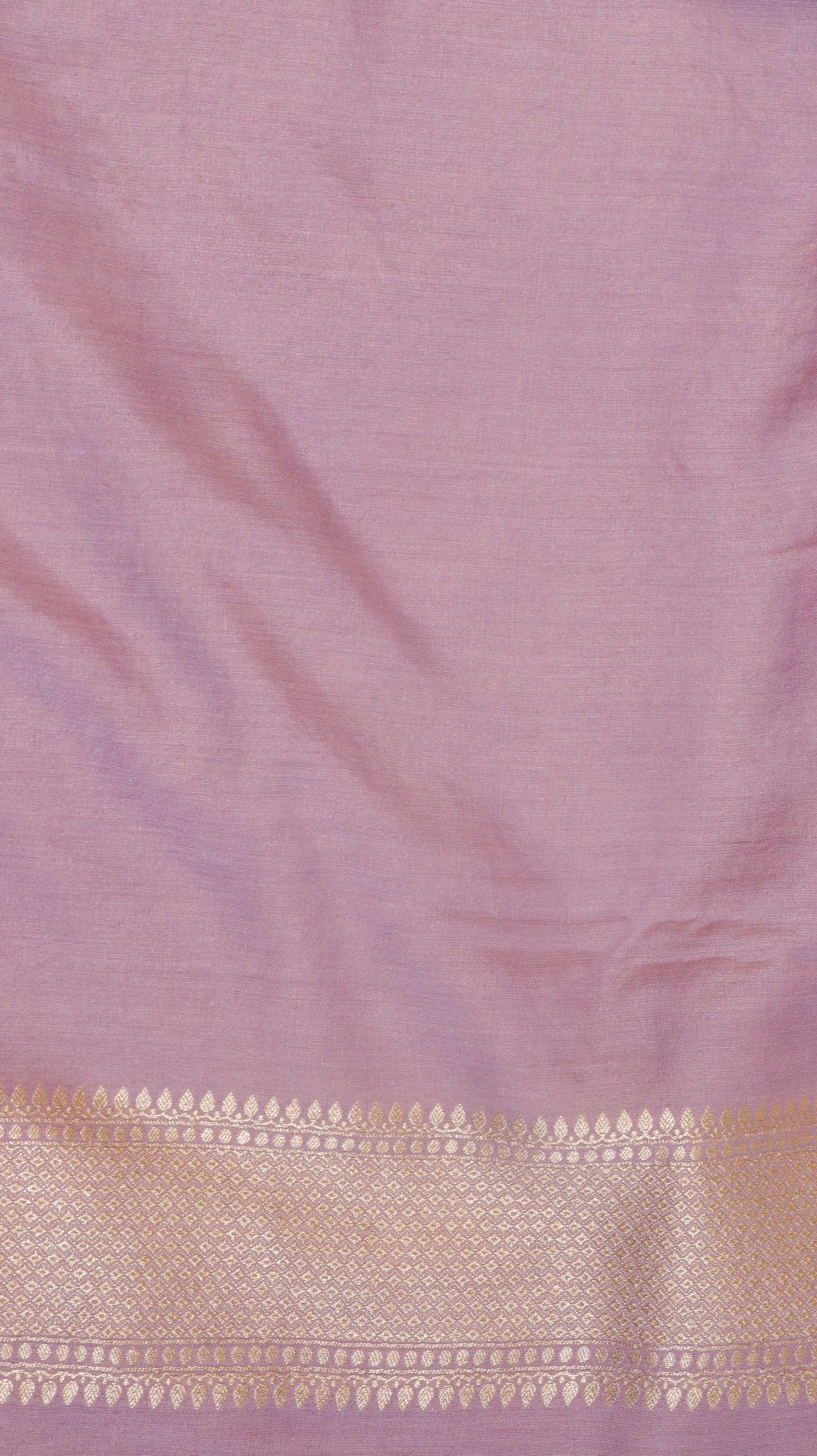 Soft Purple Pure Moonga Silk Handloom Saree with Jaal Pattern