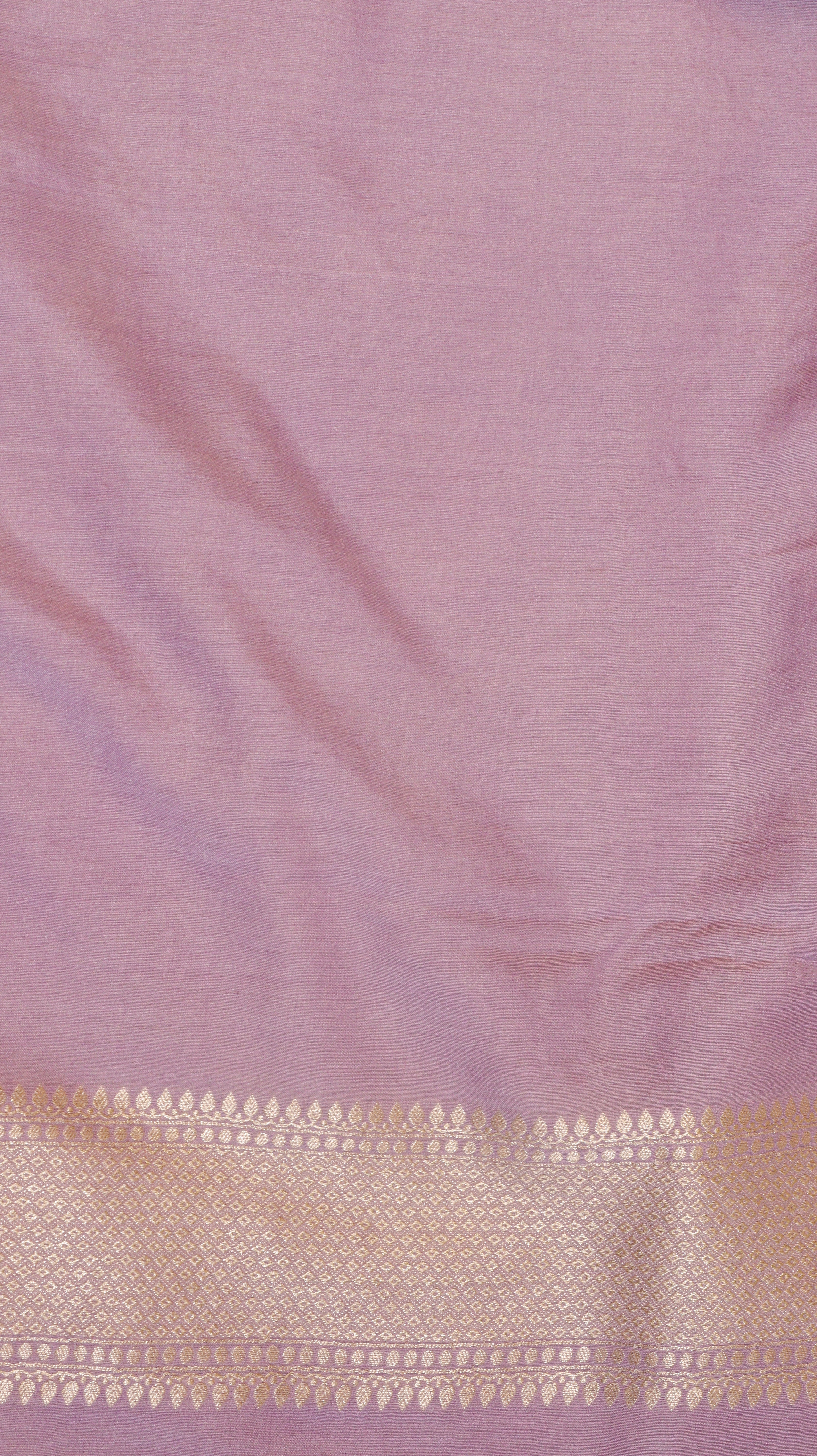 Soft Purple Pure Moonga Silk Handloom Saree with Jaal Pattern