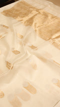 Pre-Order : Handloom Pure Kora Silk Saree