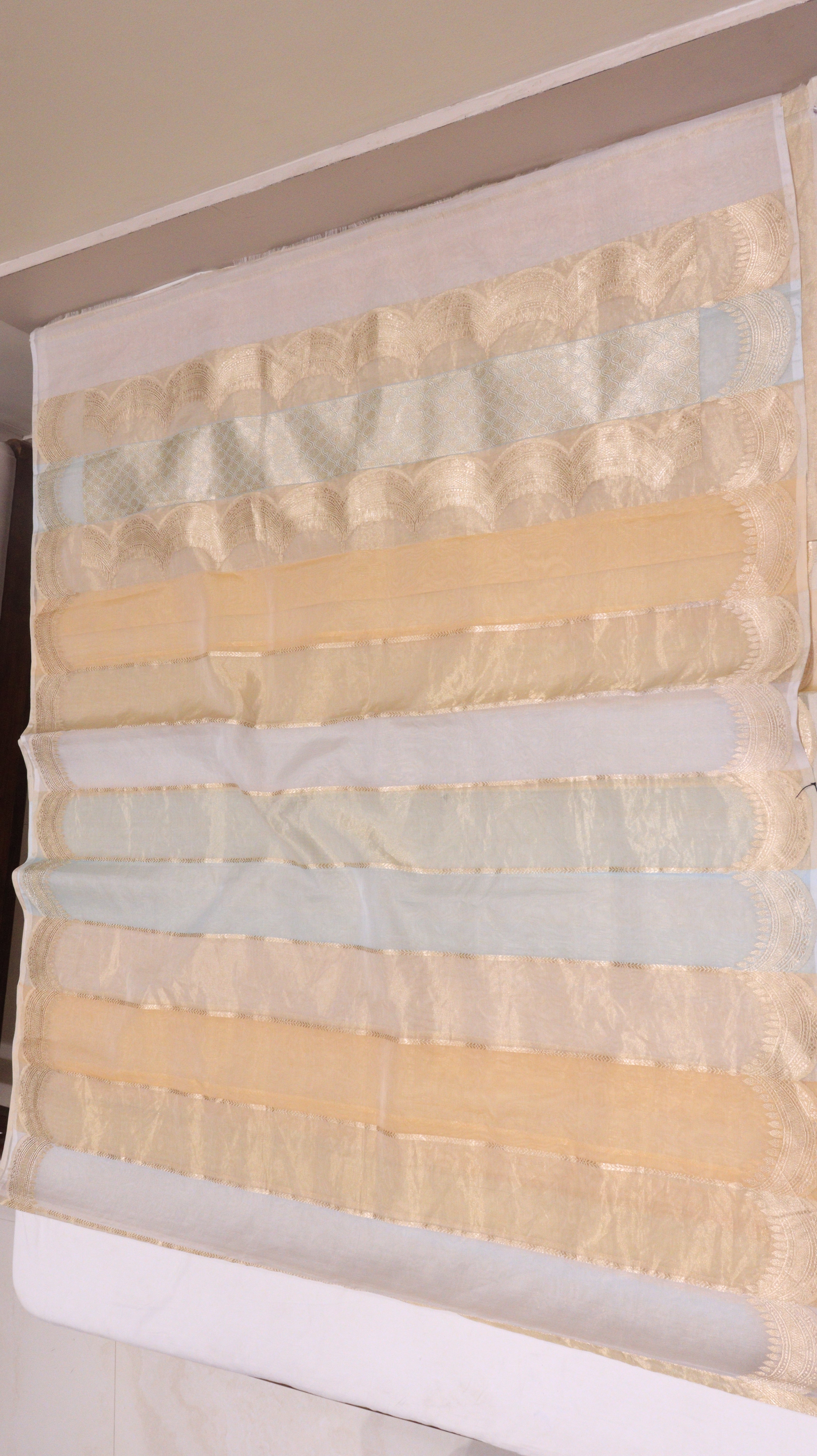 Pre-Order : Pure Kora Tissue Rangkaat Saree