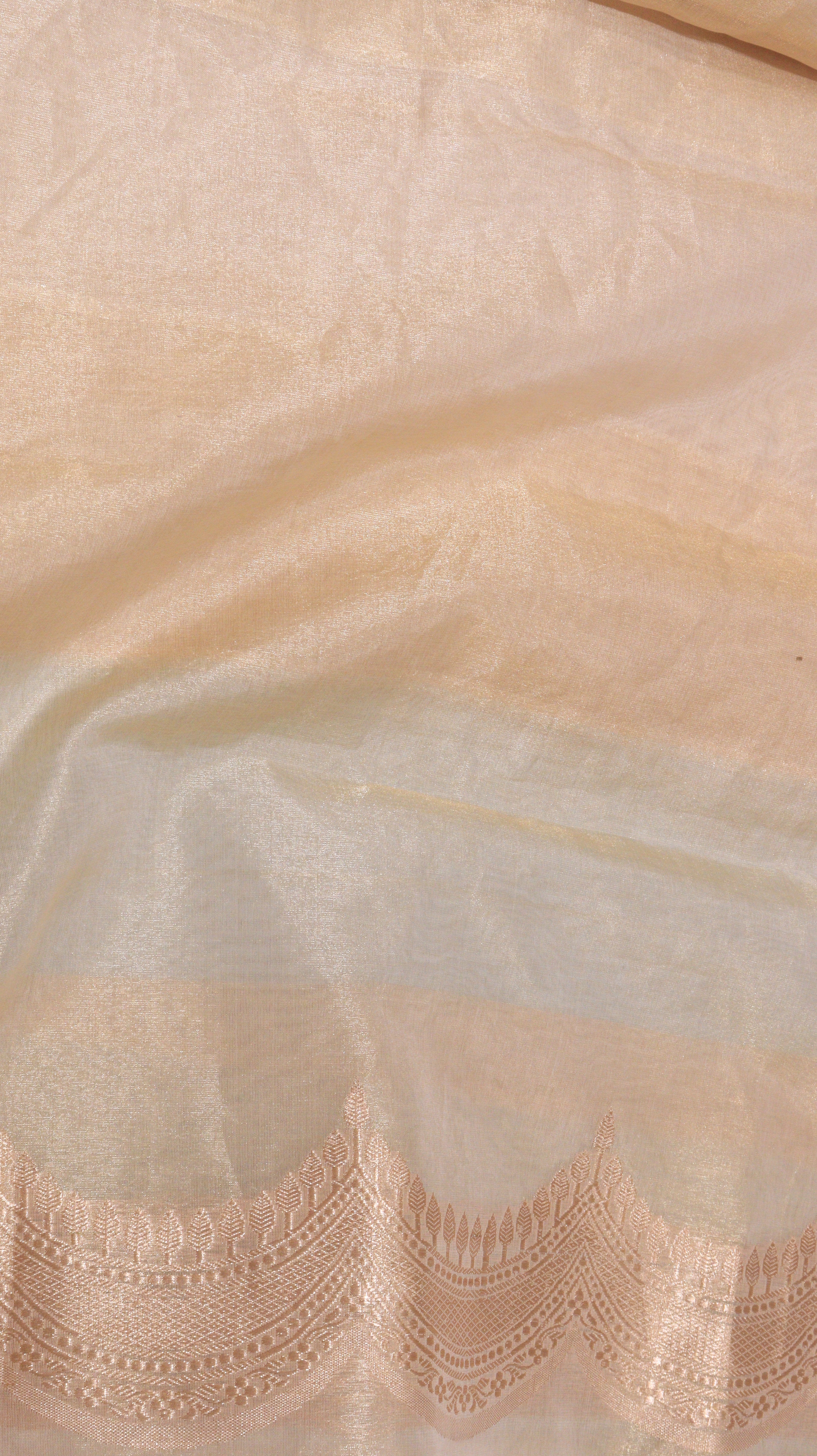 Pre-Order : Pure Kora Tissue Rangkaat Saree