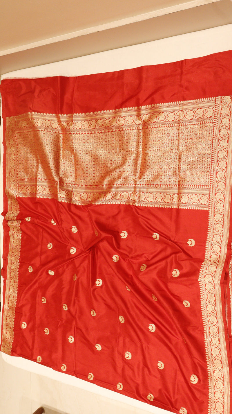 Chand Phool Katan Silk Saree