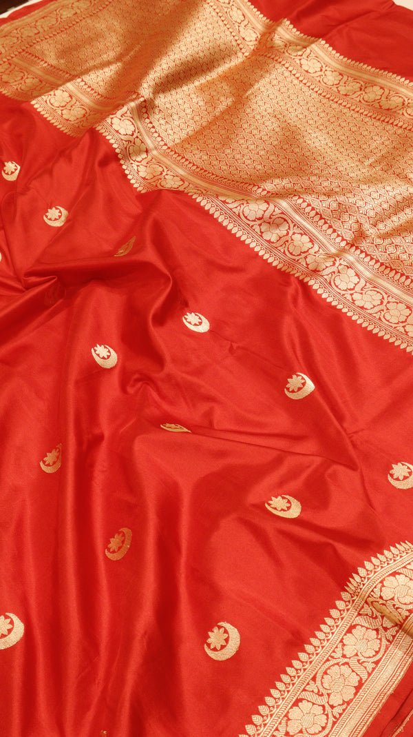 Chand Phool Katan Silk Saree