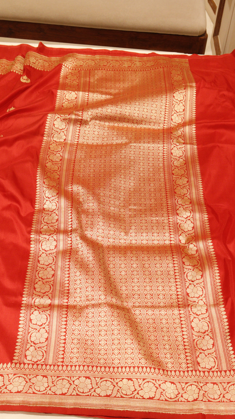 Chand Phool Katan Silk Saree