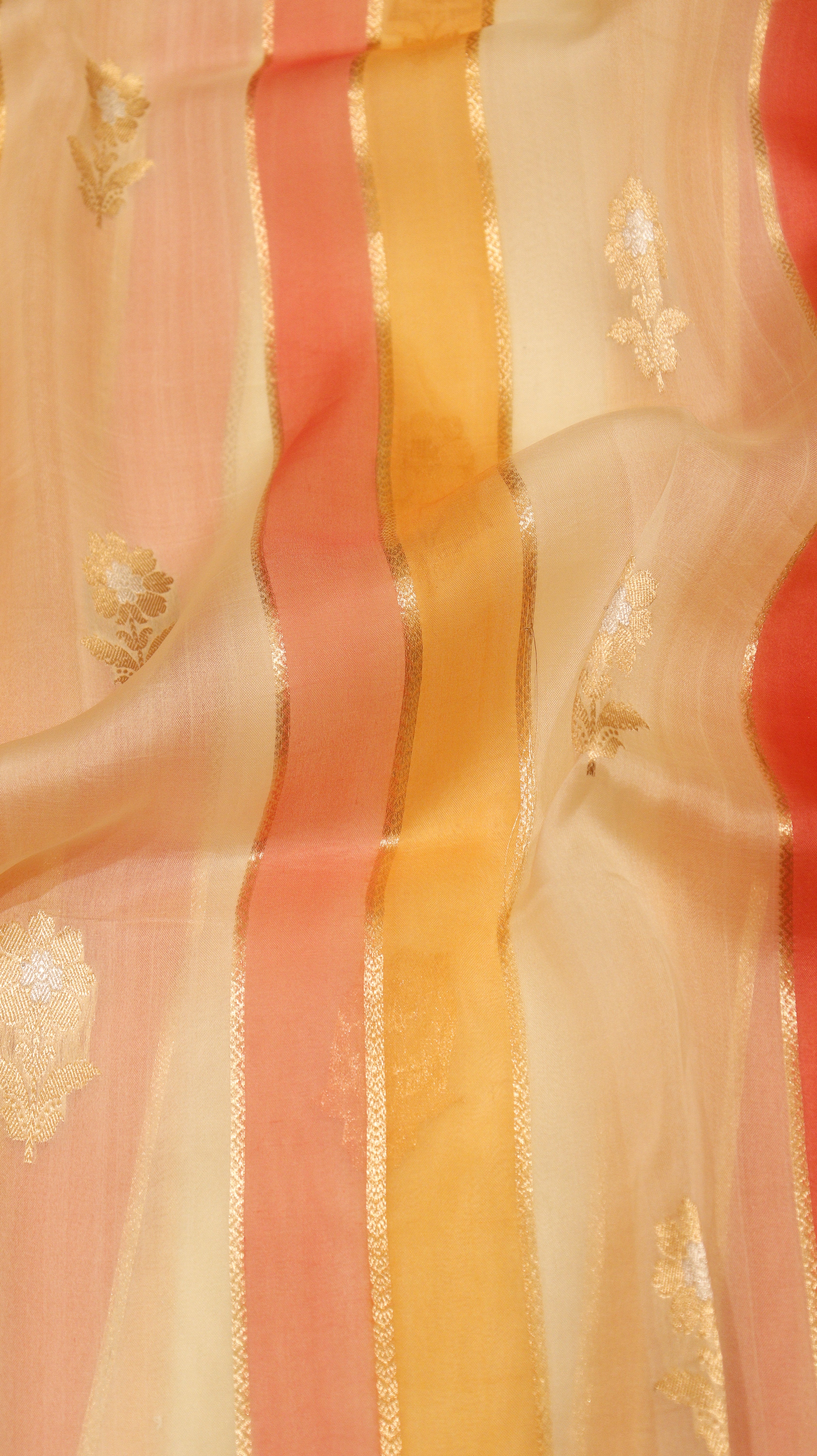 Pre-Order : Rangkaat Kora Silk Saree