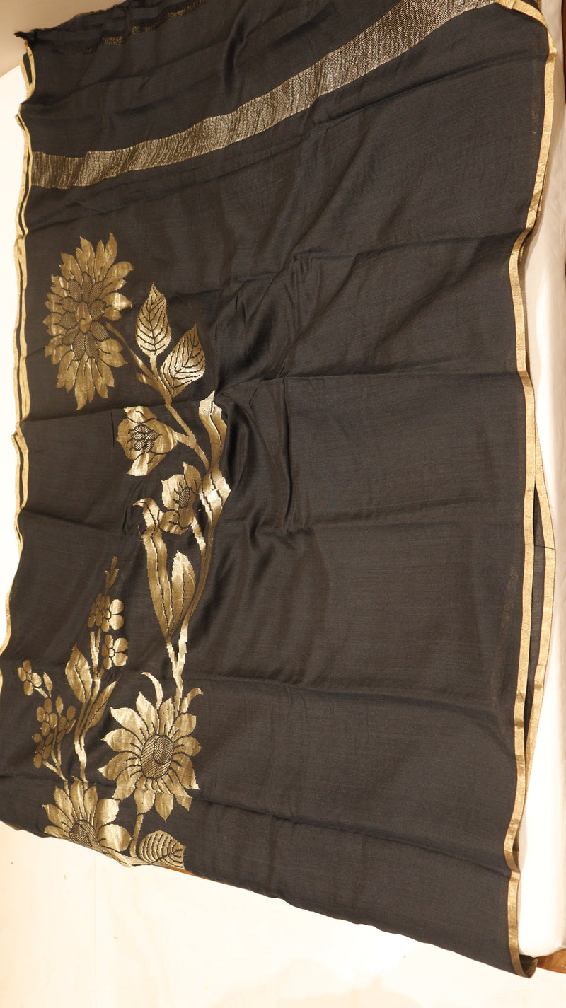 Pure Moonga Silk Saree
