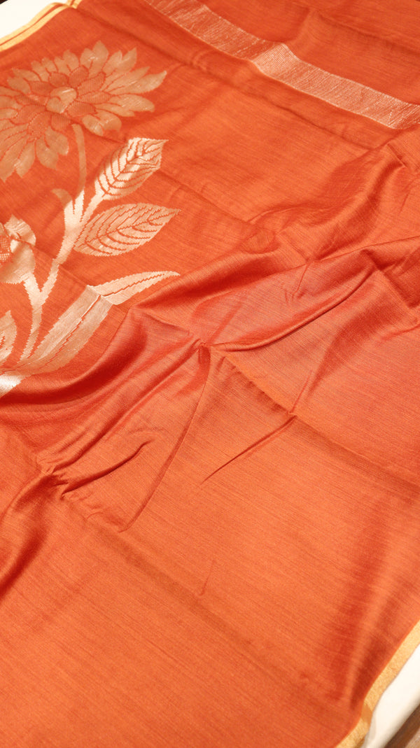 Pure Moonga Silk Saree