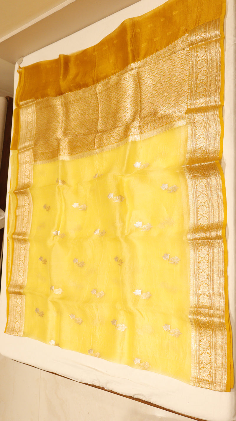 Handloom Pure Kora Silk Saree
