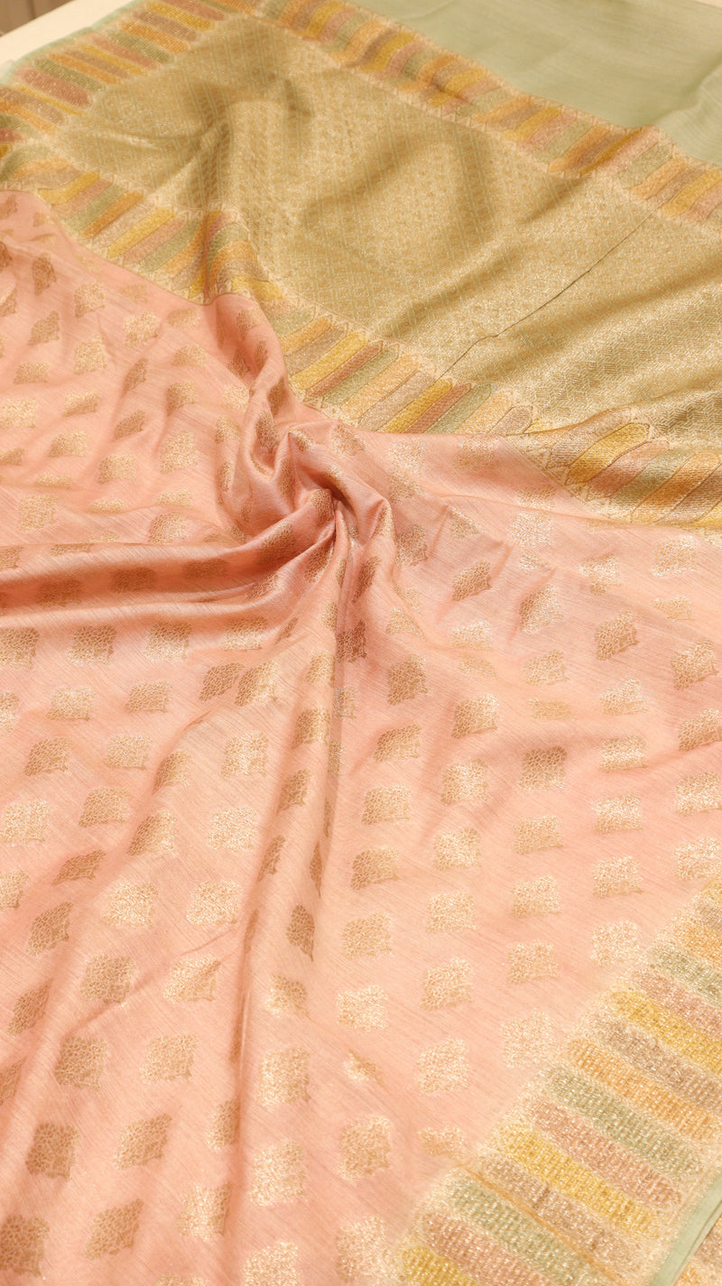 Pure Moonga Muslin Saree