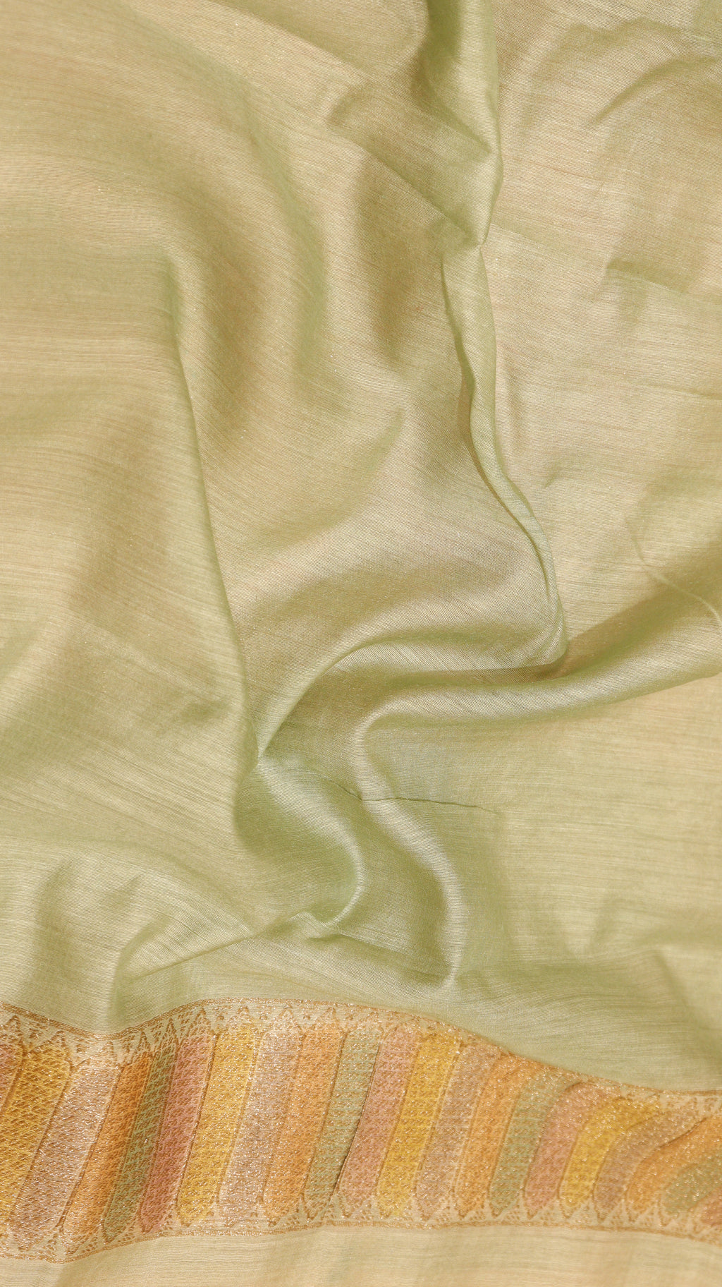 Peach Pure Moonga Muslin Handloom Saree