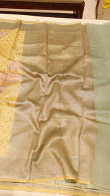 Pure Moonga Muslin Saree
