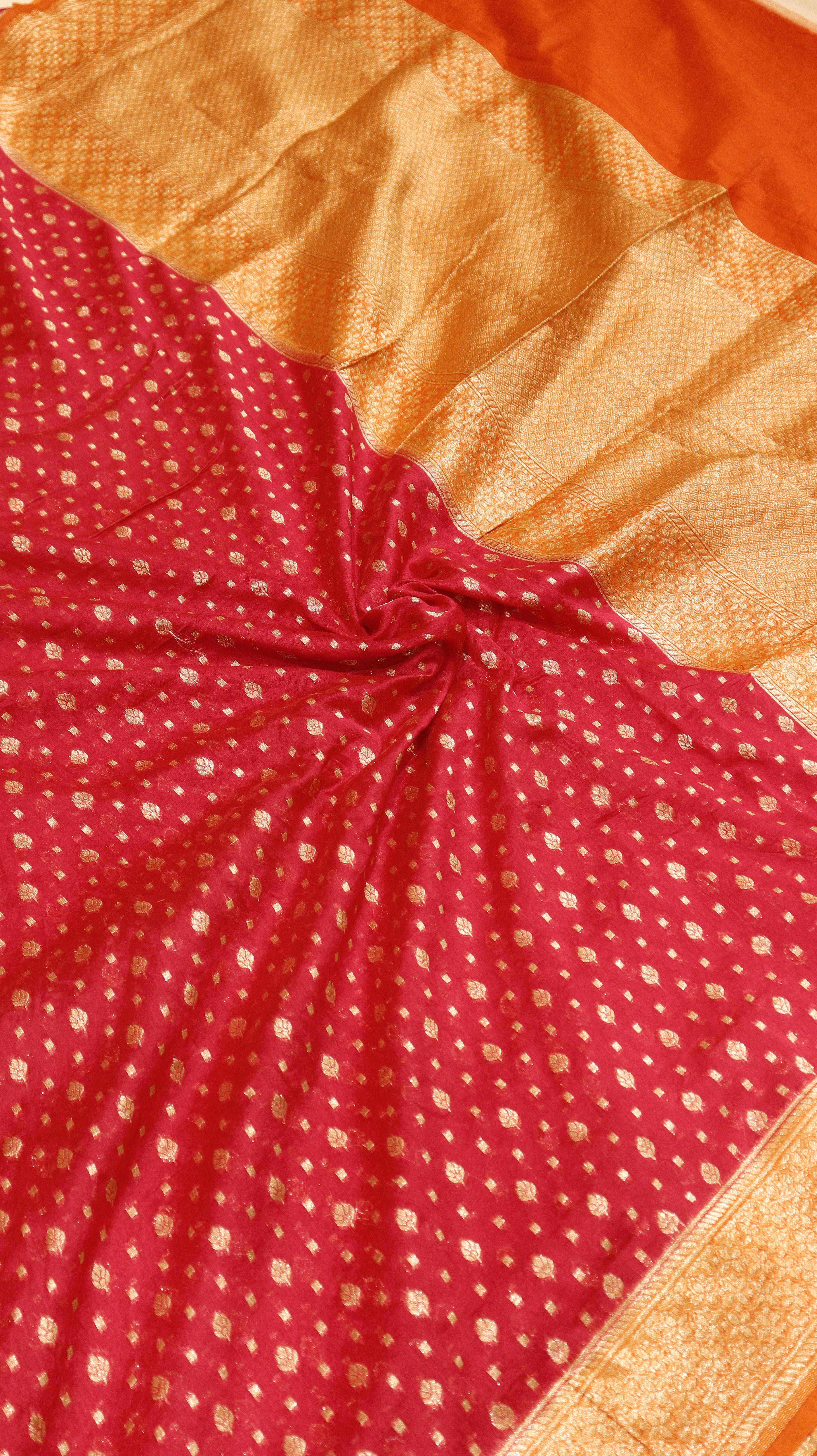 Pre-Order : Pure Moonga Muslin Saree