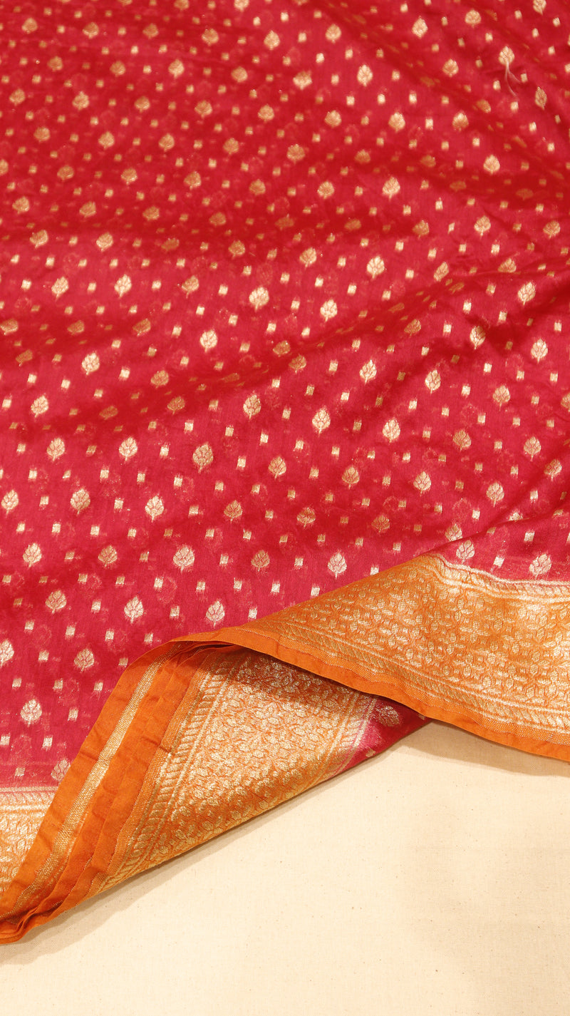 Pure Moonga Muslin Saree