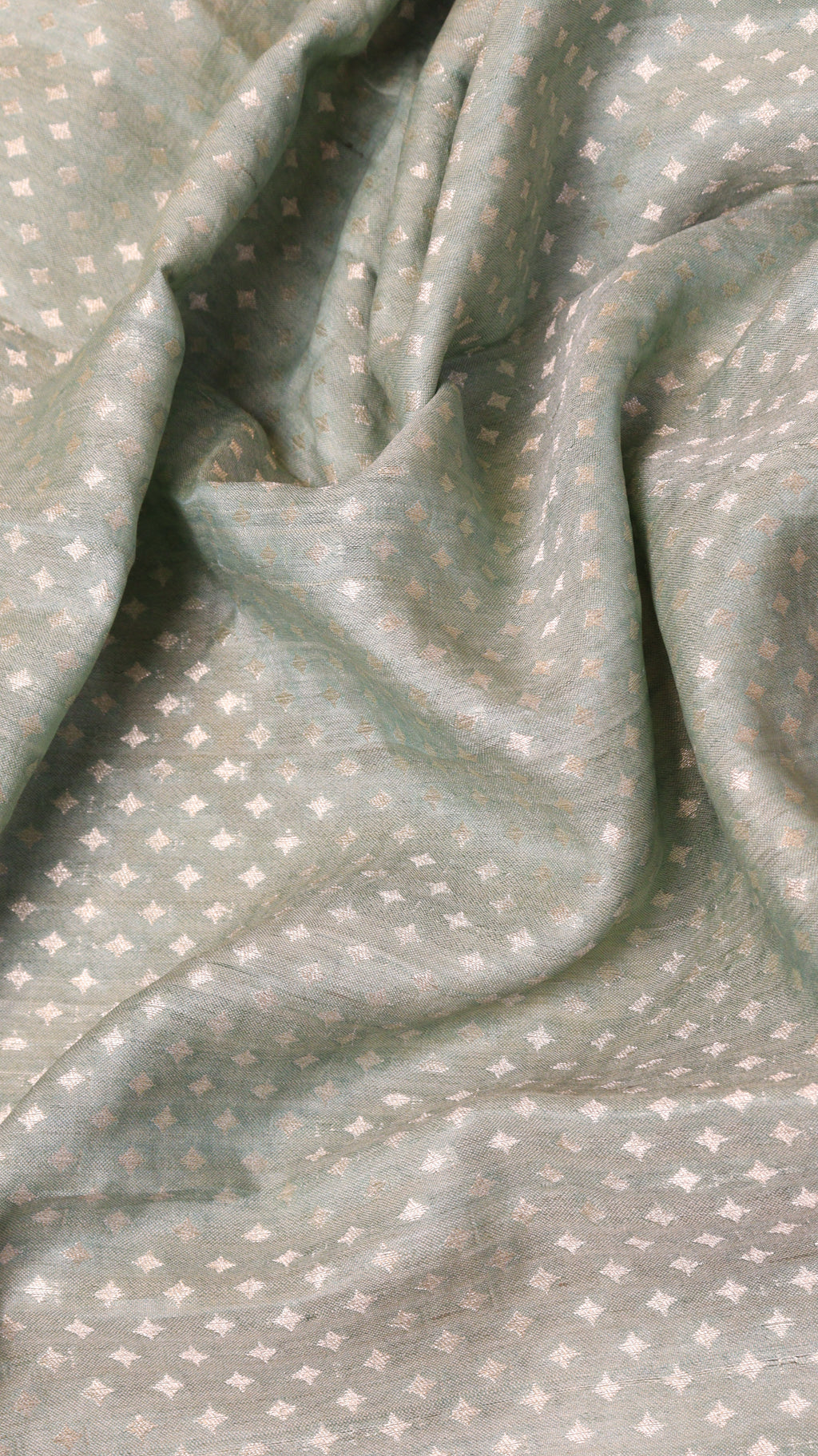Yellow Pure Tussar Silk Handloom Saree with Kora Pallu