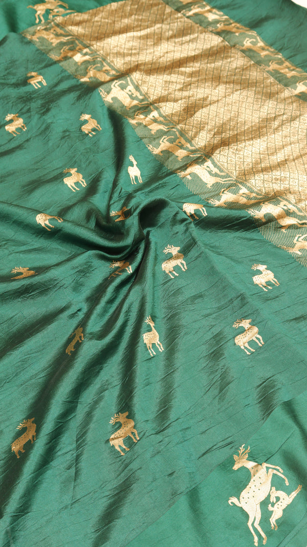 Handloom Pure Soft Katan Silk Saree