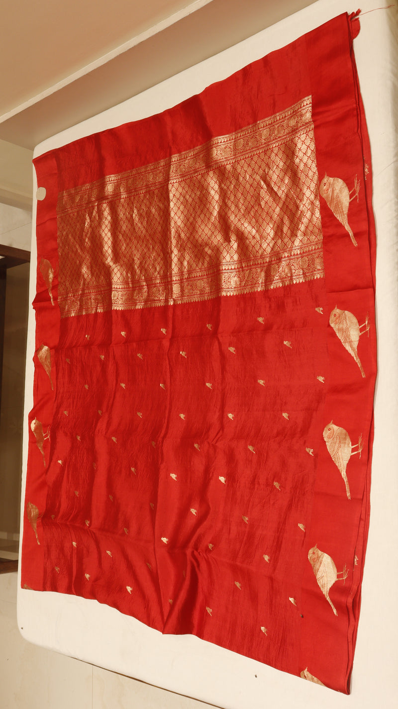 Handloom Pure Soft Katan Silk Saree