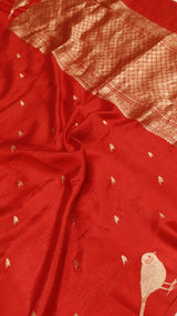 Handloom Pure Soft Katan Silk Saree