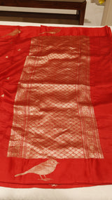 Handloom Pure Soft Katan Silk Saree