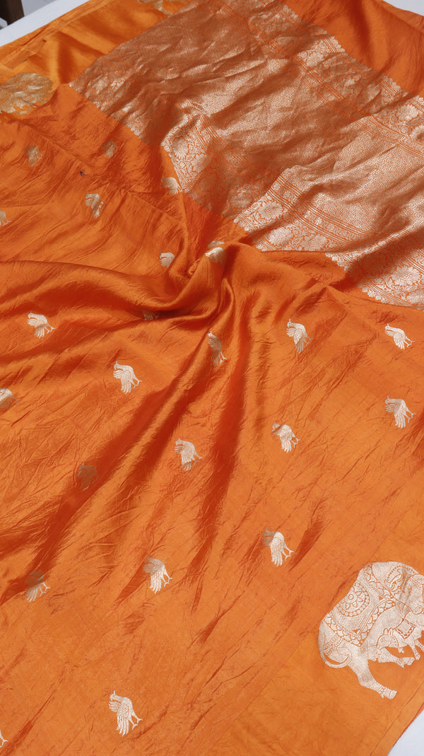 Handloom Pure Soft Katan Silk Saree