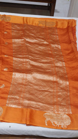 Handloom Pure Soft Katan Silk Saree