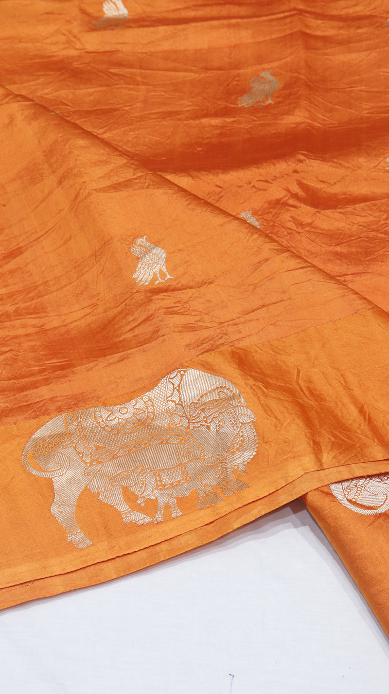 Handloom Pure Soft Katan Silk Saree