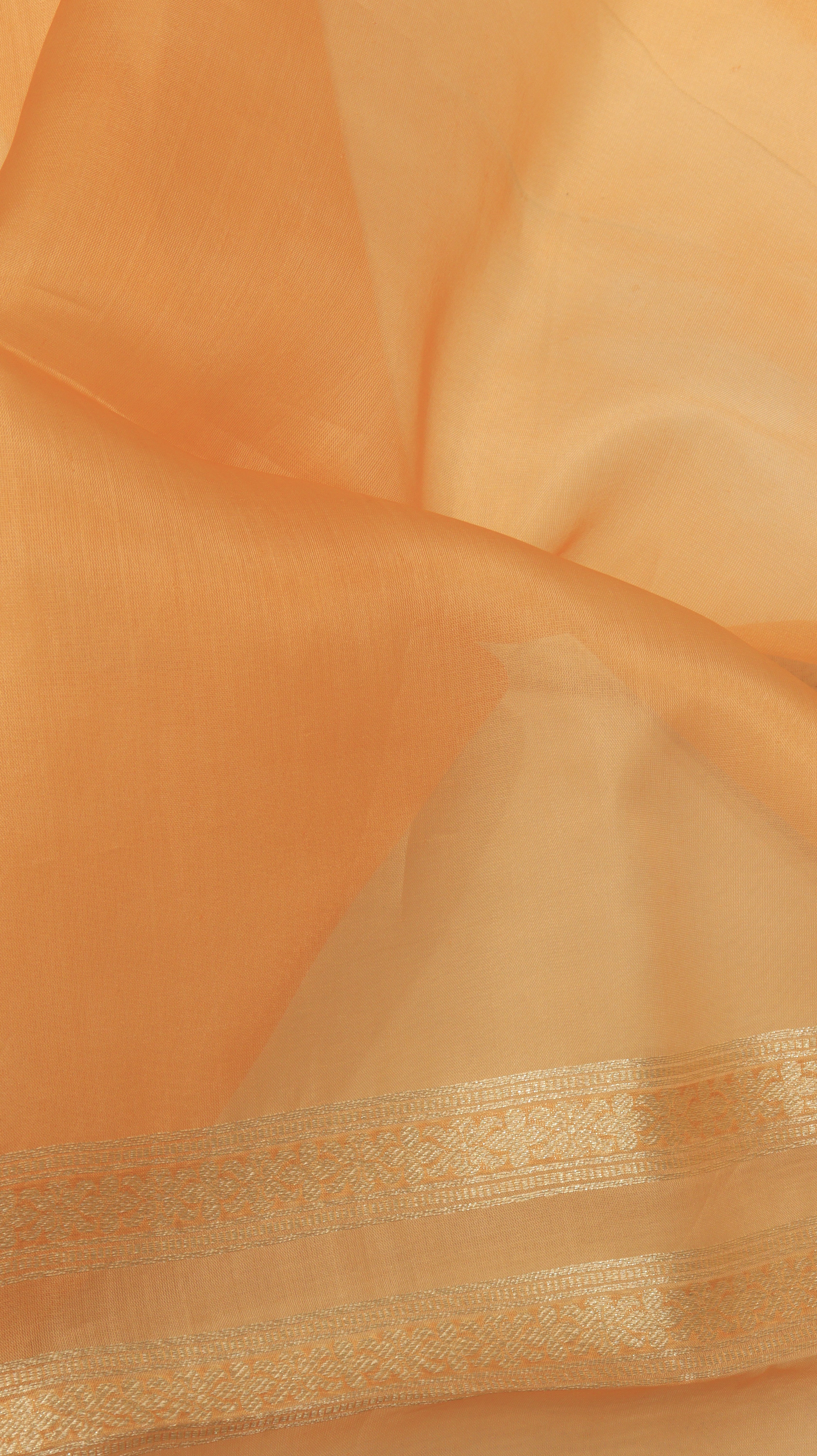 Grey Pure Kora Silk Handloom Saree with Contrast Blouse