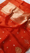 Pre-Order : Handloom Pure Kora Silk Saree