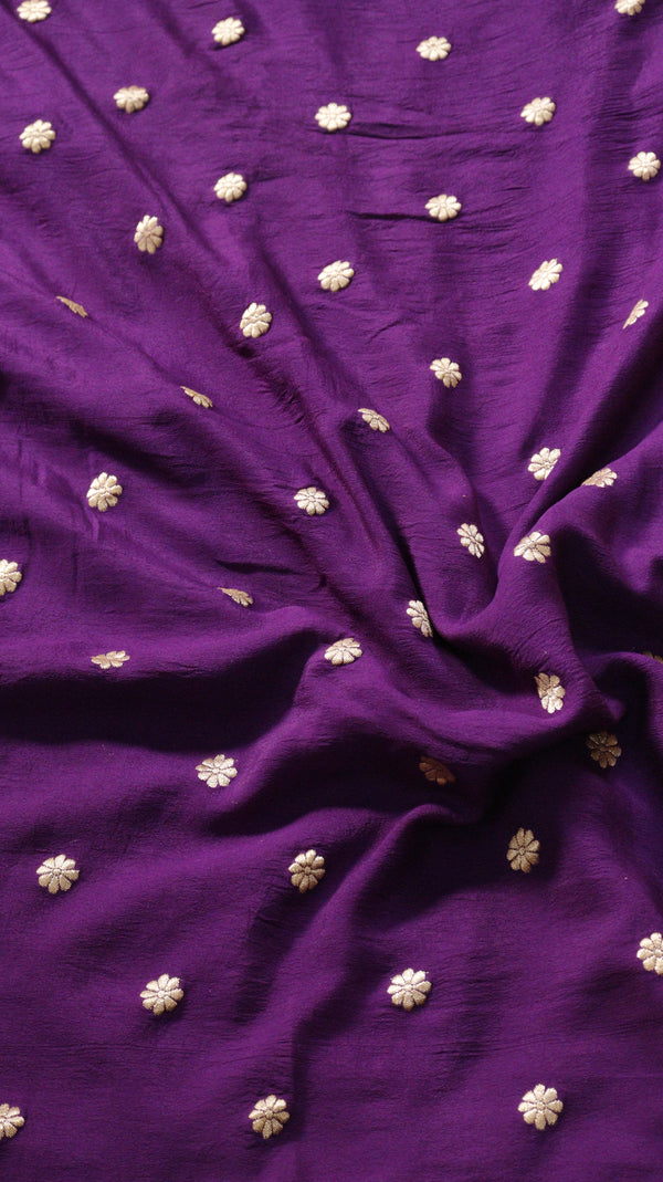 Handloom Pure Khaddi Geogertte Saree with Paithani Border