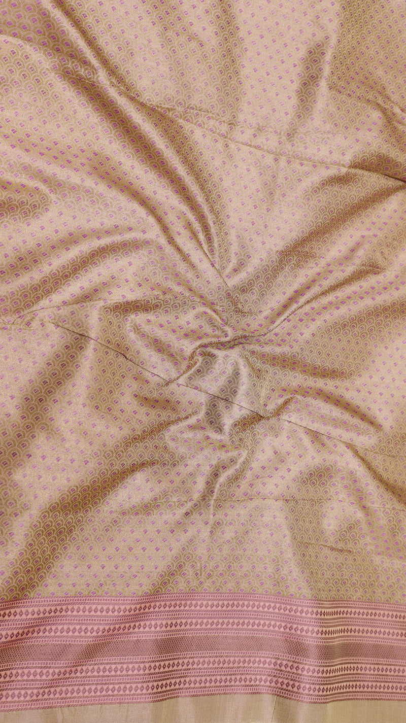 Pure Mulberry Silk Saree with Handloom Dampach Weave