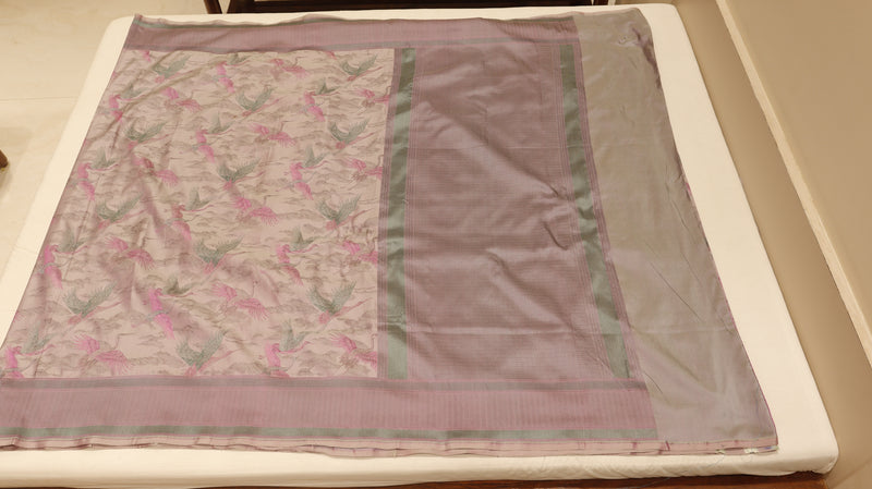 Pure Mulberry Silk Saree with Handloom Dampach Weave