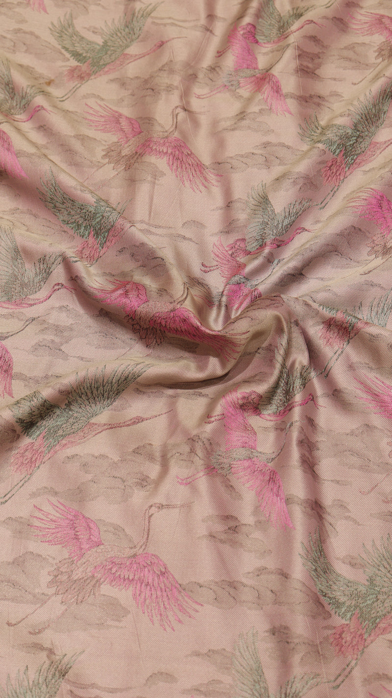 Pure Mulberry Silk Saree with Handloom Dampach Weave