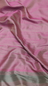 Pure Mulberry Silk Saree with Handloom Dampach Weave