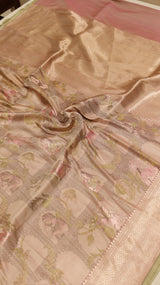 Pure Mulberry Silk Saree with Handloom Dampach Weave